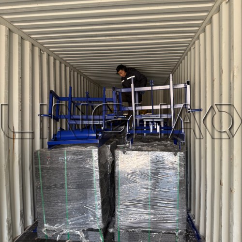 QT4-25 producing hollow blocks using recycled fly ash and construction waste—supporting circular economy